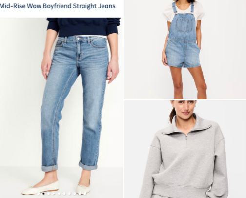 Old Navy Must Haves cover photo collage
