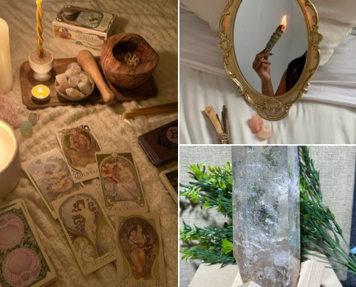 • The Ultimate 'It-Girl' Crystal Guide cover photo collage