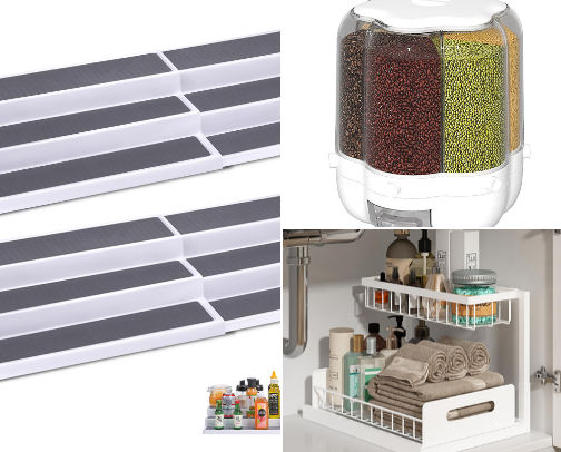 Kitchen organization cover photo collage