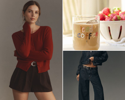 what’s in my cart: anthropologie edition cover photo collage