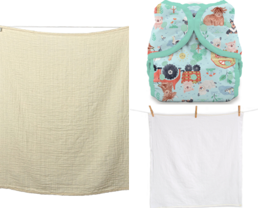 Cloth Diapering Favorites for Happy Bottoms cover photo collage
