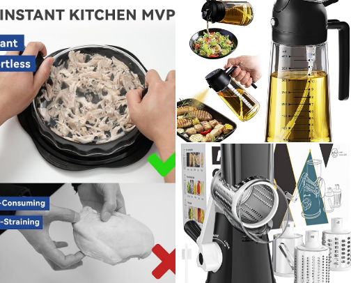 cooking gadgets on Amazon you need! cover photo collage