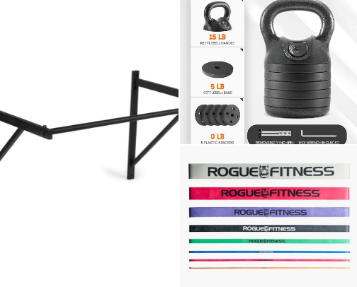 The No-BS Home Gym Kit cover photo collage