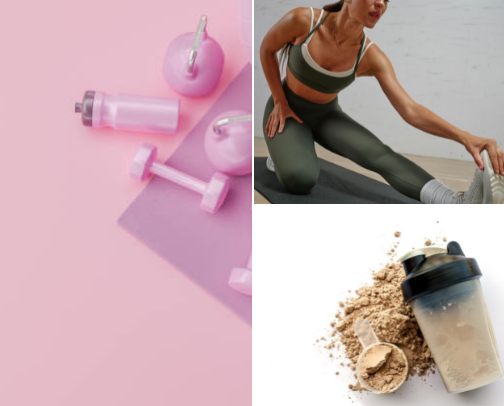 Let's workout! cover photo collage