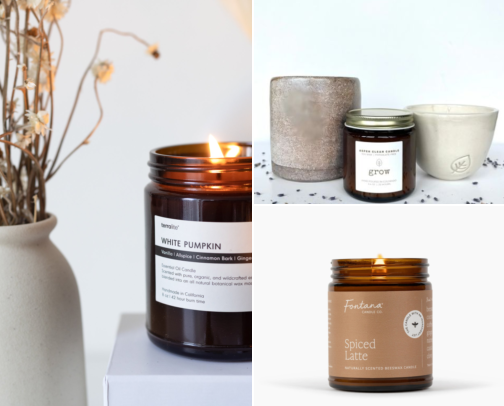 The Best Non-Toxic Candles cover photo collage