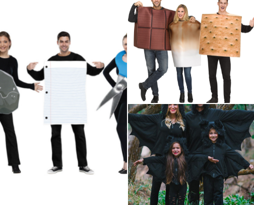 Family/Group Halloween Costumes cover photo collage