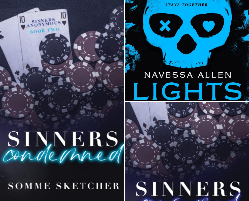 Dark, dangerous & delicious cover photo collage