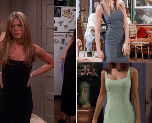 Dresses from Rachel Green cover photo collage