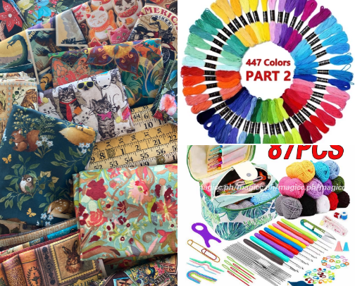 My Favorite Tools for Crochet & Dressmaking Beginners" cover photo collage