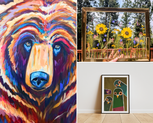 Real Art For Your Walls cover photo collage