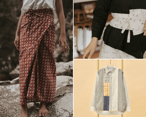 Indonesian Traditional Batik cover photo collage