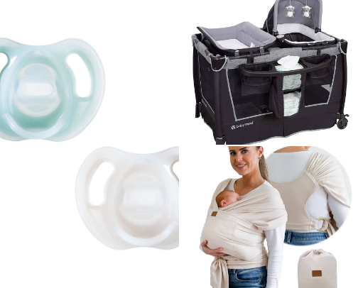Must need baby items cover photo collage