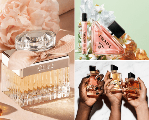 B E S T  Women's perfume 🌸💐🌹 cover photo collage