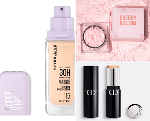Fav concealer and foundation cover photo collage