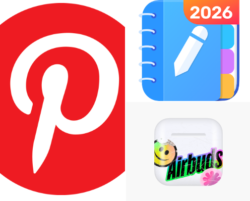 App recs cover photo collage