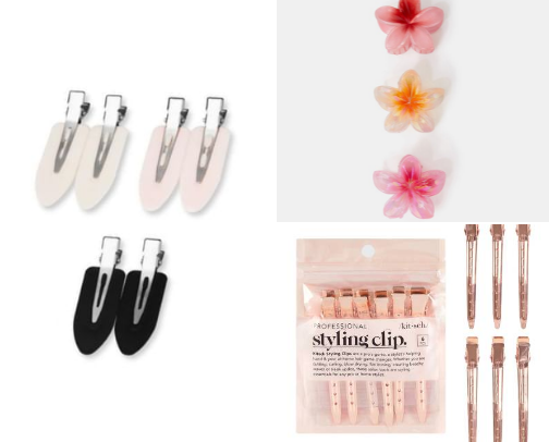 Hair care/accessories cover photo collage