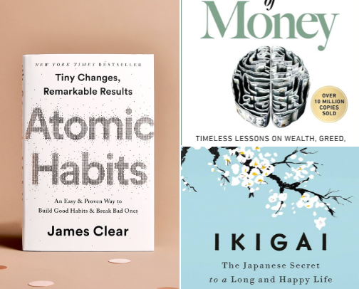 The Books That Quietly Changed the Way I Think, Write & Live cover photo collage