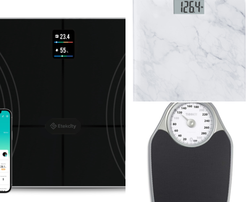 I Finally Found Bathroom Scales I Can Read Without My Glasses cover photo collage