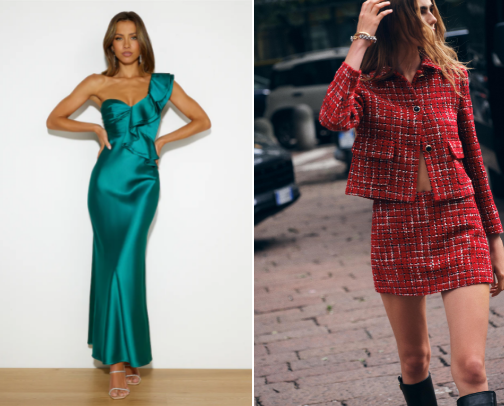 What I'd wear for Christmas date night!! cover photo collage