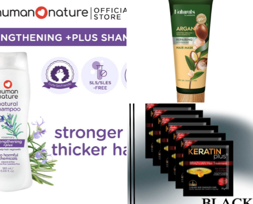 Affordable Shoppee haircare Essentials cover photo collage