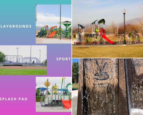 Northern Utah Splash Pads cover photo collage