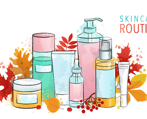Skin care for combination skin🧴 cover photo collage