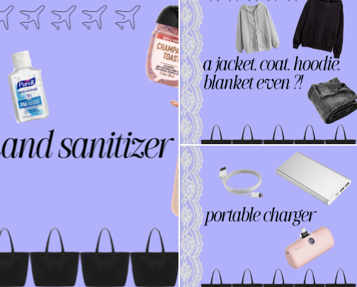 what's in my carry on bag as a flight attendant 🛩️ cover photo collage