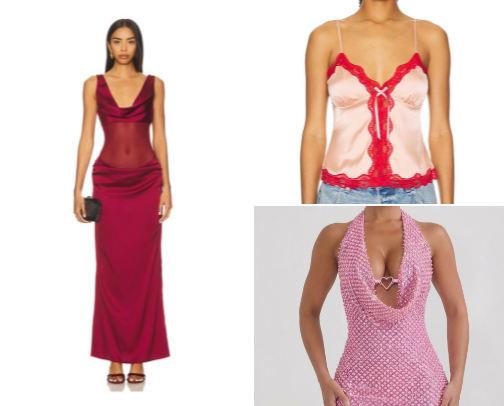 what to wear for valentine’s day (date night or girl’s night) cover photo collage