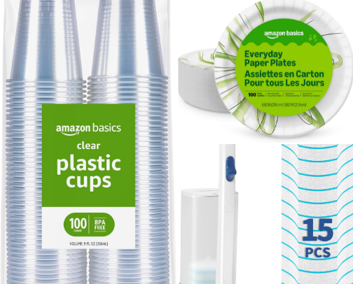 Amazon Household Must Have Essentials Cart List cover photo collage