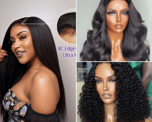 the most beautiful and best quality wigs cover photo collage