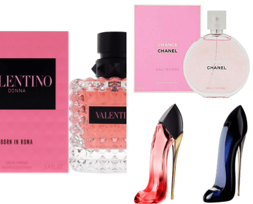 Male/Female Perfumes cover photo collage