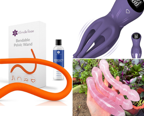 Therapeutic and relaxation implements cover photo collage