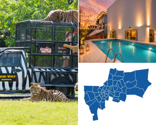 Lovely hotels in Wang Thonglang, Bangkok, Thailand cover photo collage