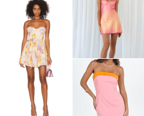 HOCO Dresses cover photo collage