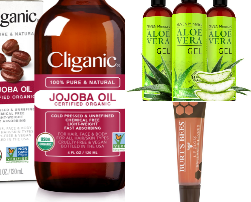 Holistic beauty products cover photo collage
