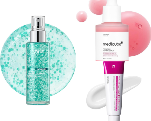 Skin care for glass skin cover photo collage