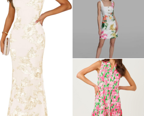 Spring Short Dresses for Women cover photo collage