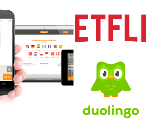 Learning, earning and entertainment Apps cover photo collage