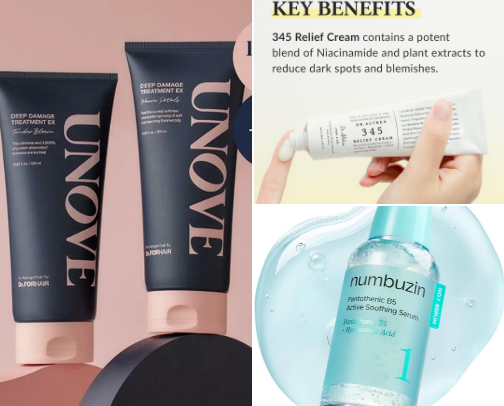 My Everyday K-Beauty Essentials (Korean Skincare & Haircare) cover photo collage