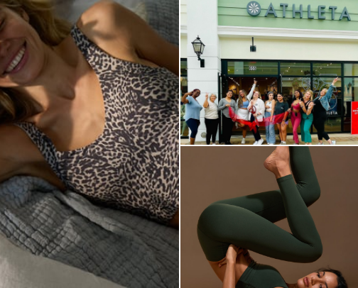 Affordable activewear cover photo collage