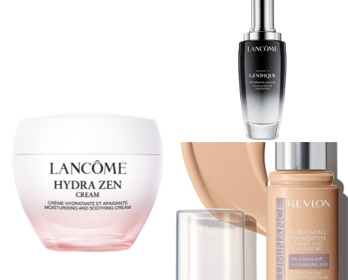My favorite daily Skin and beauty items for my 48 year old skin! cover photo collage