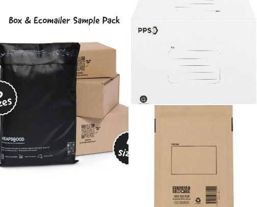 Packaging cover photo collage