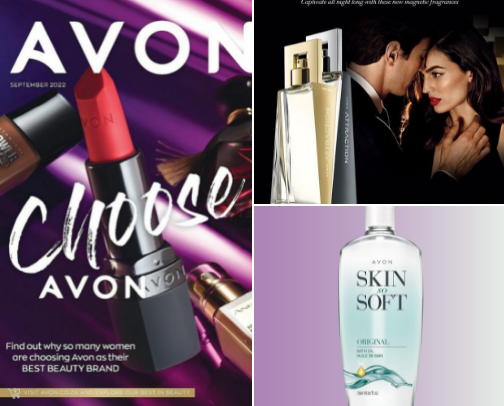 Avon lady calling cover photo collage