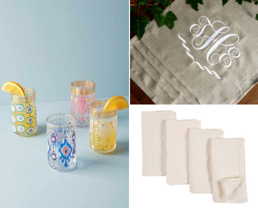 Items under $100 that will save you from an awkward bridal shower. cover photo collage