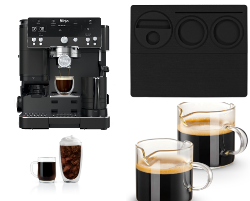 Coffee goodies cover photo collage