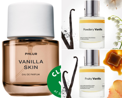 Vanilla Fragrances & Their Affordable Dupes cover photo collage