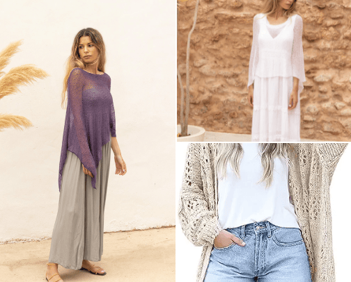 Must-Have Summer Ponchos and cardigans cover photo collage
