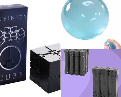 Fidgets cover photo collage
