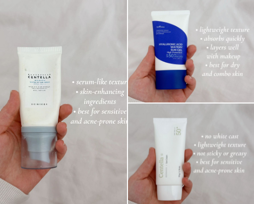 MY TOP3 SUNSCREENS cover photo collage