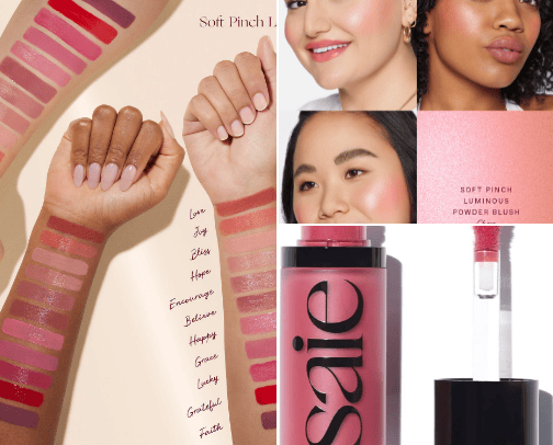 Cheek Makeup(Blush+ Bronzer+ Highlighter+ Contour & Cheek Palettes)Products cover photo collage